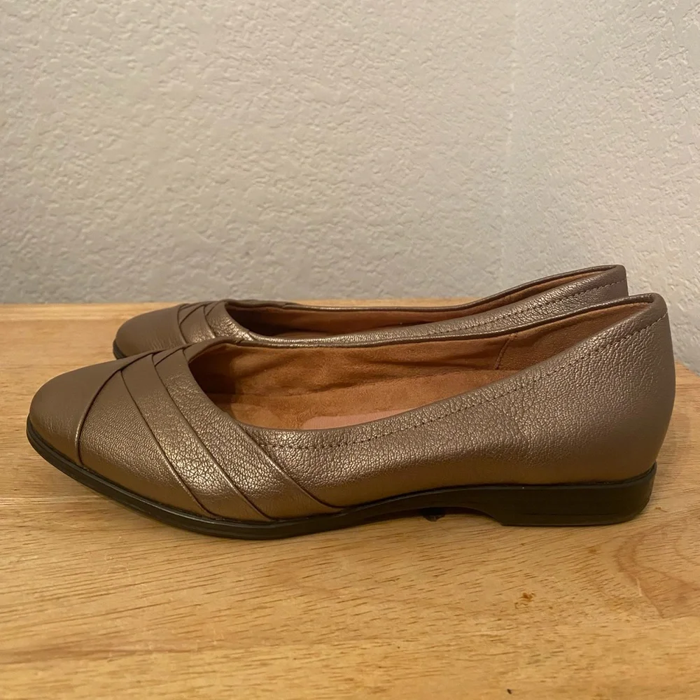 Naturalizer Metallic Brown Women's Flats